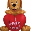 Seasonal Creations I Luv U Puppy Inflate 4ft Decorations & Props