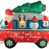Seasonal Creations Santa Vintage Van 7 Ft