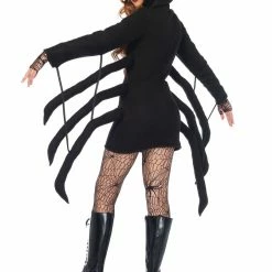 Leg Avenue Costumes Women's Plus Size Cozy Black Widow Spider Costume