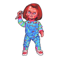 Trick Or Treat Studios Horror Movie Costumes Childs Play Wall Decoration, Series 1 Chucky