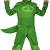 Disguise Costumes Boy's Gekko Classic Child Costume PJ Masks 4-6 1 Disguise Costumes Boy's Gekko Classic Child Costume PJ Masks 4-6