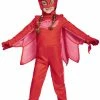 Disguise Girl's Owlette Deluxe Child & Toddler Costume PJ Masks Glow In The Dark Costumes