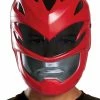 Disguise Masks Child's Red Ranger Vacuform Mask - Power Rangers Movie 2017 1 Disguise Masks Child's Red Ranger Vacuform Mask - Power Rangers Movie 2017