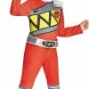 Disguise Boy's Red Ranger Classic Costume - Dino Charge 1 Disguise Boy's Red Ranger Classic Costume - Dino Charge
