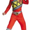 Disguise Costumes Boy's Red Ranger Classic Costume - Dino Charge