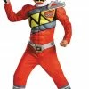Disguise Boy's Red Ranger Classic Muscle Costume - Dino Charge