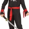 Fun World Black Skull Ninja Child Costume