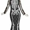 Fun World Women's Lacy Bones Costume