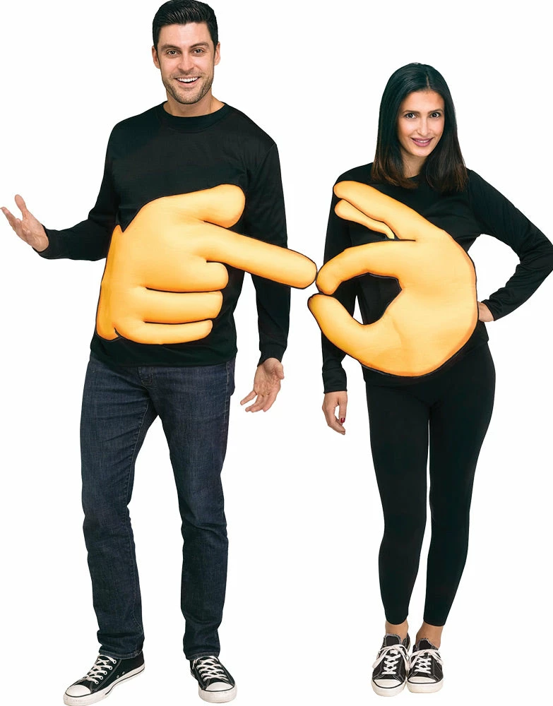 Fun World Costumes OK Pointer Couple Costume 3 Fun World Costumes OK Pointer Couple Costume