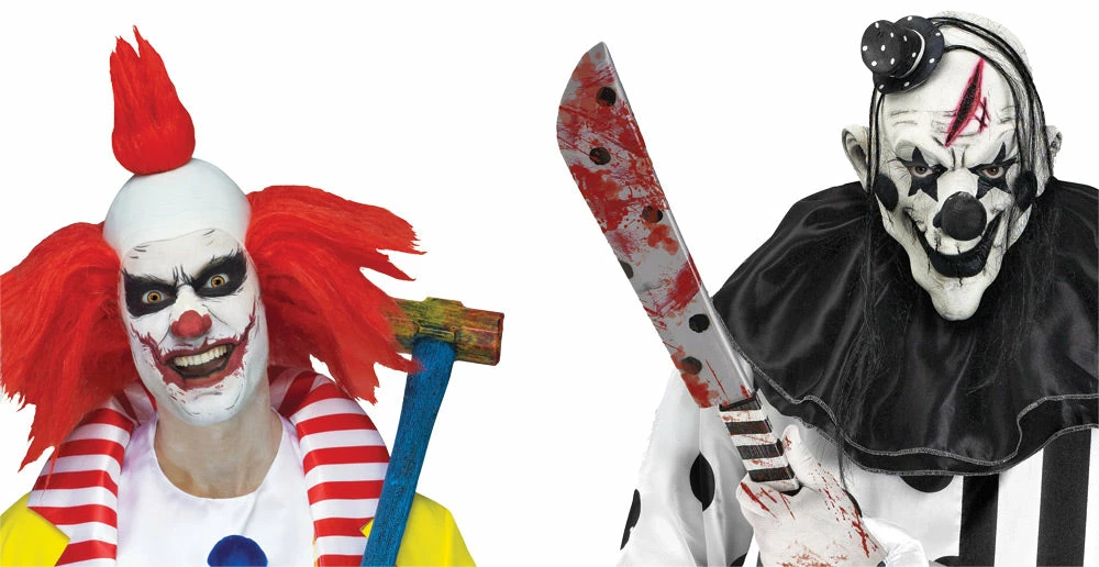 Fun World Decorations & Props Wicked Windows Clowns 3 Fun World Decorations & Props Wicked Windows Clowns