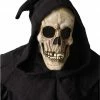 Fun World Shroud Skull Mask With Open Mouth