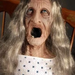 Distortions Funny Rocking Talking Grandma Animated Life Size Prop