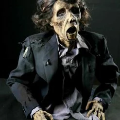 Distortions Decorations & Props Grave Buster Bob Animated Male Zombie