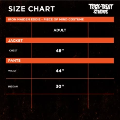 Trick Or Treat Studios Iron Maiden Eddie, Piece Of Mind Adult Costume Costumes 9 Trick Or Treat Studios Iron Maiden Eddie, Piece Of Mind Adult Costume Costumes