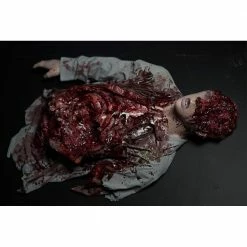 Distortions Decorations & Props Leftovers Half Body Zombie Attack Gory Male Realistic