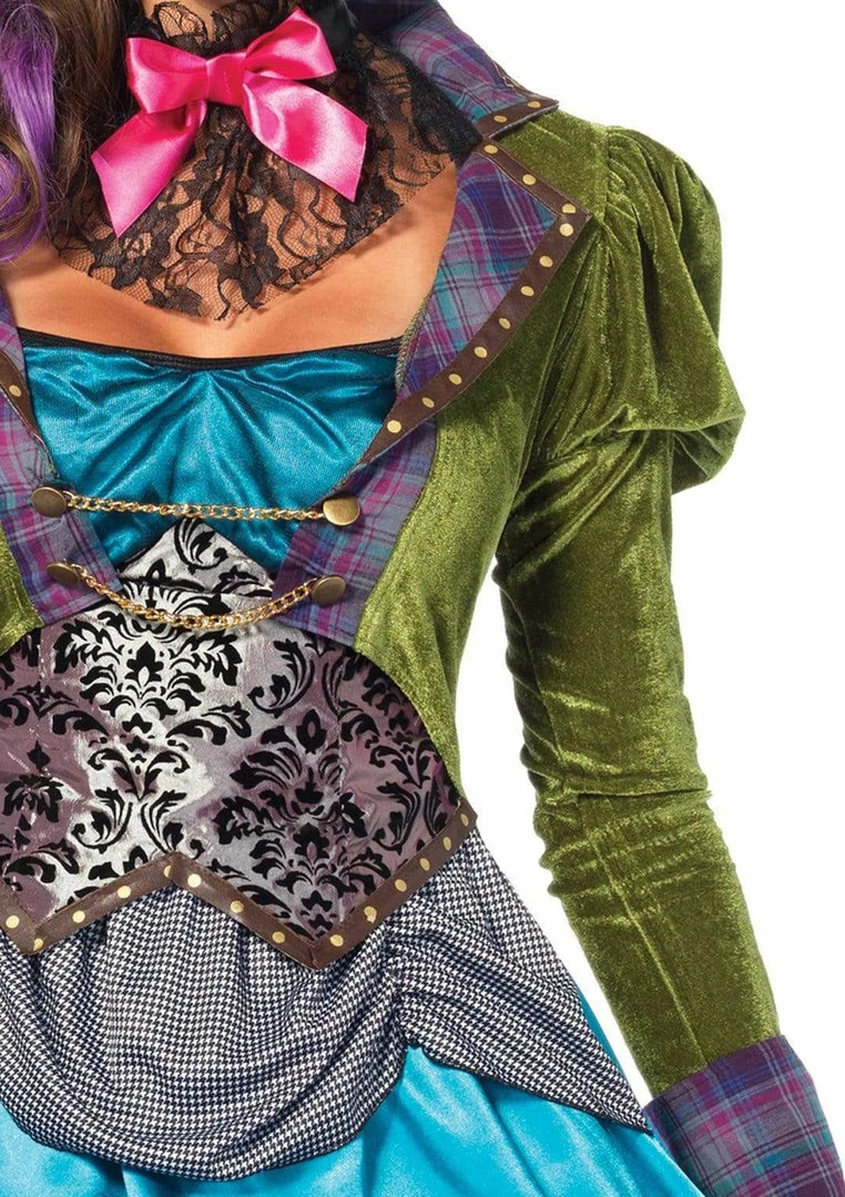 Leg Avenue Women's Deluxe Mad Hatter Adult Costume 5 Leg Avenue Women's Deluxe Mad Hatter Adult Costume