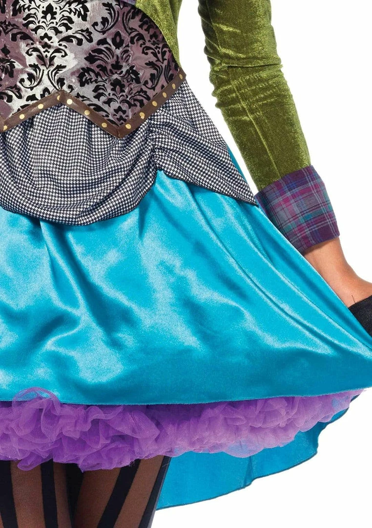 Leg Avenue Women's Deluxe Mad Hatter Adult Costume 8 Leg Avenue Women's Deluxe Mad Hatter Adult Costume