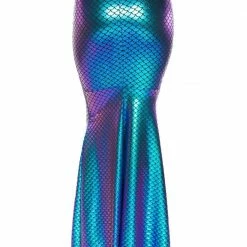 Leg Avenue Women's Iridescent Scale Mermaid Skirt Costume 9 Leg Avenue Women's Iridescent Scale Mermaid Skirt Costume