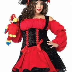 Leg Avenue Women's Plus Size Vixen Pirate Wench Costume
