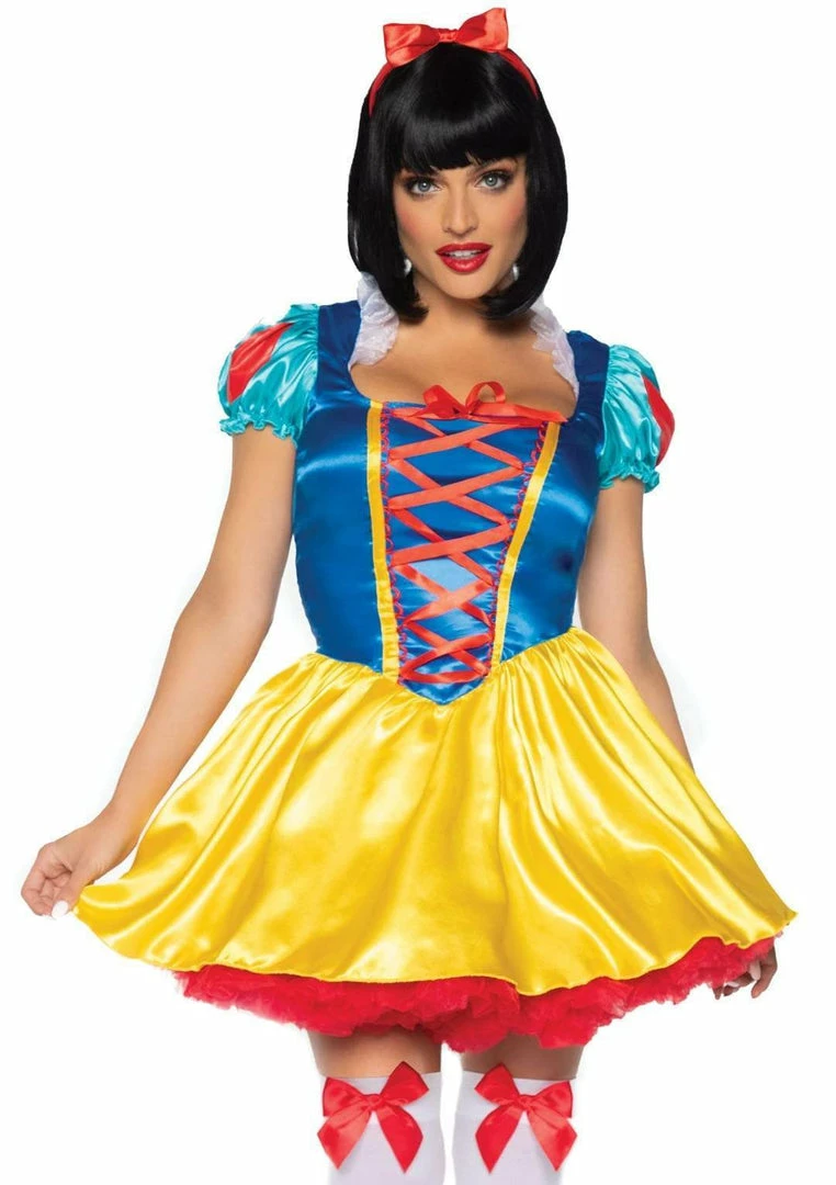 Leg Avenue Women's Fairytale Snow White Costume Costumes 3 Leg Avenue Women's Fairytale Snow White Costume Costumes