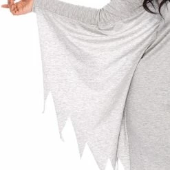 Leg Avenue Women's Plus Size Jersey Grey Ghost Dress 8 Leg Avenue Women's Plus Size Jersey Grey Ghost Dress