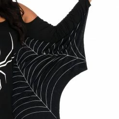 Leg Avenue Costumes Women's Jersey Spiderweb Dress Costume