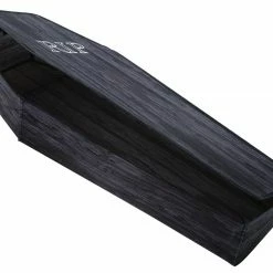 Seasonal Visions 60" Wood-Look Halloween Coffin Prop With Lid Decorations & Props