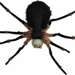 Seasonal Visions Scary Spider Black Light-Up 53 Inch Leg Span 7 Seasonal Visions Scary Spider Black Light-Up 53 Inch Leg Span