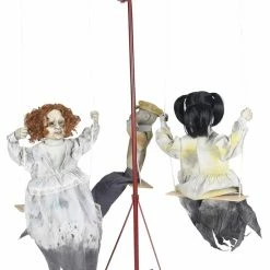 Morris Costumes Ghostly Go Rounds With 3 Dolls Animated Prop