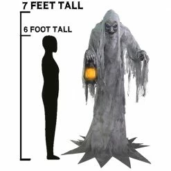 Morris Costumes Wailing Phantom Animated Halloween Prop 7 Feet Decorations & Props