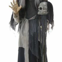 Seasonal Visions Wizard & Witches 6Ft Animated Lunging Haggard Witch