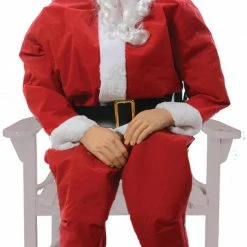 Seasonal Visions Decorations & Props Rocking Chair Santa Prop Lifesize