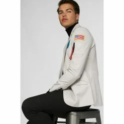 OppoSuits Deluxe Outer Space - Astronaut - Space Grey Suits & Blazers