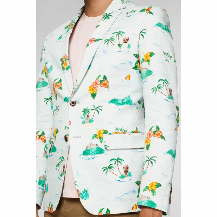OppoSuits Deluxe Tropical Hawaiian Aloha Blue Men’s Patterned Blazer Suits & Blazers 7 OppoSuits Deluxe Tropical Hawaiian Aloha Blue Men’s Patterned Blazer Suits & Blazers