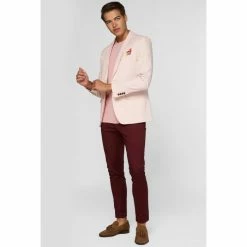 OppoSuits Deluxe Tropical Birdie Soft Pink Men’s Blazer Jacket Suits & Blazers