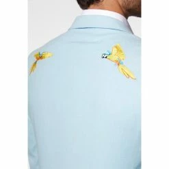 OppoSuits Deluxe Birdie - Soft Blue Men's Deluxe Blazer