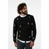 OppoSuits Deluxe X-Mas Icons - Black Mens Christmas Sweater