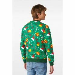 OppoSuits Holiday Greenish Men's Ugly Christmas Sweater