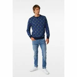 OppoSuits Suits & Blazers TreeDee, Blue Adult Mens Christmas Sweater