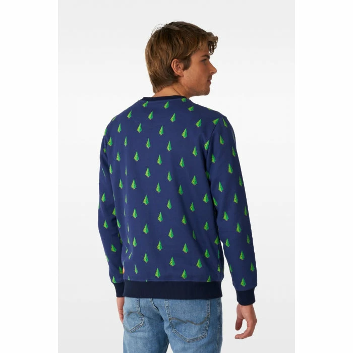 OppoSuits Suits & Blazers TreeDee, Blue Adult Mens Christmas Sweater 5 OppoSuits Suits & Blazers TreeDee, Blue Adult Mens Christmas Sweater