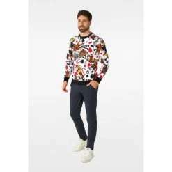 OppoSuits Suits & Blazers King Of Clubs Casino Mens Sweater