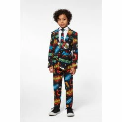 OppoSuits Badaboom Boy's Comic Book Suit