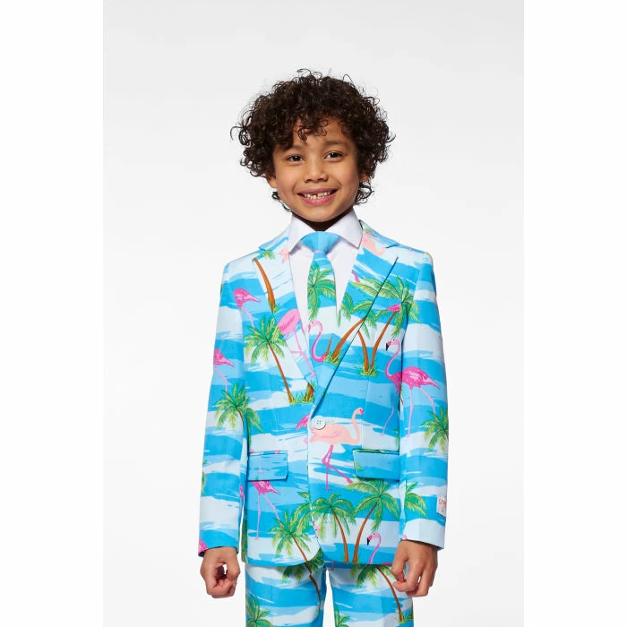 OppoSuits Flaminguy Boy's Flamingo Patterned Suit 3 OppoSuits Flaminguy Boy's Flamingo Patterned Suit