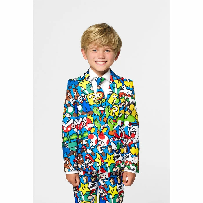 OppoSuits Video Game Costumes Super Mario™ Officially Licensed Boy's Suit 3 OppoSuits Video Game Costumes Super Mario™ Officially Licensed Boy's Suit