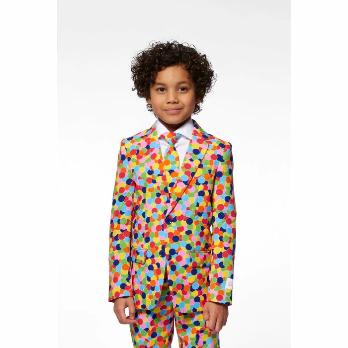 OppoSuits Confetteroni, Boy's Rainbow Confetti Suit Suits & Blazers 3 OppoSuits Confetteroni, Boy's Rainbow Confetti Suit Suits & Blazers