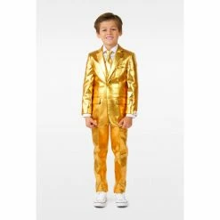 OppoSuits Groovy Gold Boys Suit Suits & Blazers