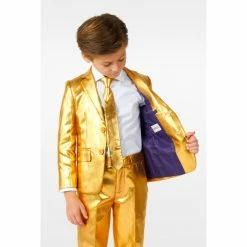 OppoSuits Groovy Gold Boys Suit Suits & Blazers