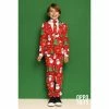 OppoSuits Suits & Blazers Holiday Hero Boy's Christmas Patterned Suit