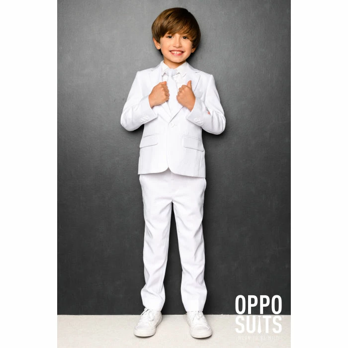 OppoSuits White Knight Boy's White Suit 3 OppoSuits White Knight Boy's White Suit