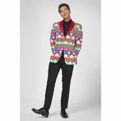 OppoSuits Suits & Blazers Snazzy Santa Men's Nordic Christmas Blazer